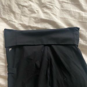 Fabletics High Waist Maternity/Fold Over Leggings